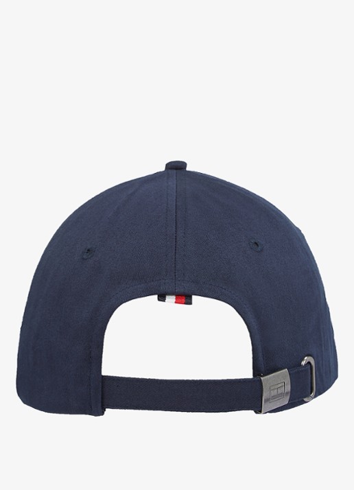 Tommy Hilfiger Pet met logo - achterkant donkerblauw