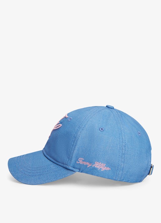 Tommy Hilfiger Pet met logoborduring - detail 3 blauw