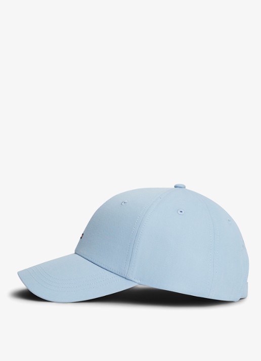 Tommy Hilfiger Pet met logoborduring - achterkant 3 lichtblauw
