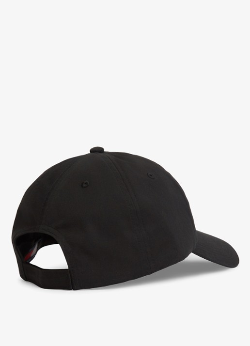 Tommy Hilfiger Pet met logoborduring - achterkant diepzwart