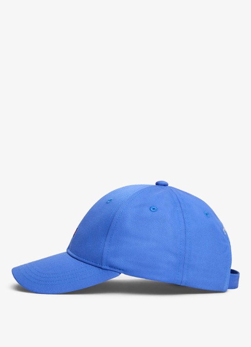 Tommy Hilfiger Pet met logoborduring - achterkant 3 blauw