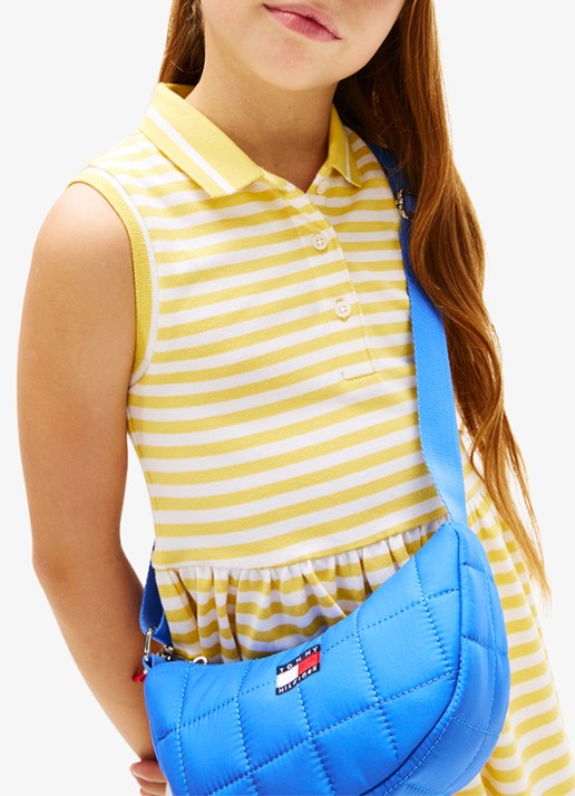 Tommy Hilfiger Pet met logoborduring - detail 5 blauw
