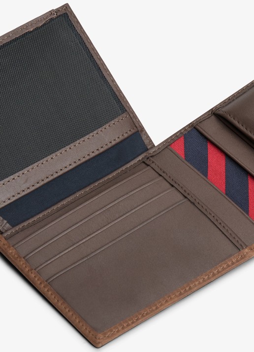 Tommy Hilfiger Portemonnee met logo - detail 4 bruin