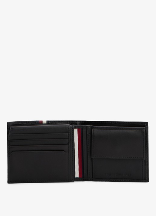 Tommy Hilfiger Portemonnee met logo - detail 3 diepzwart