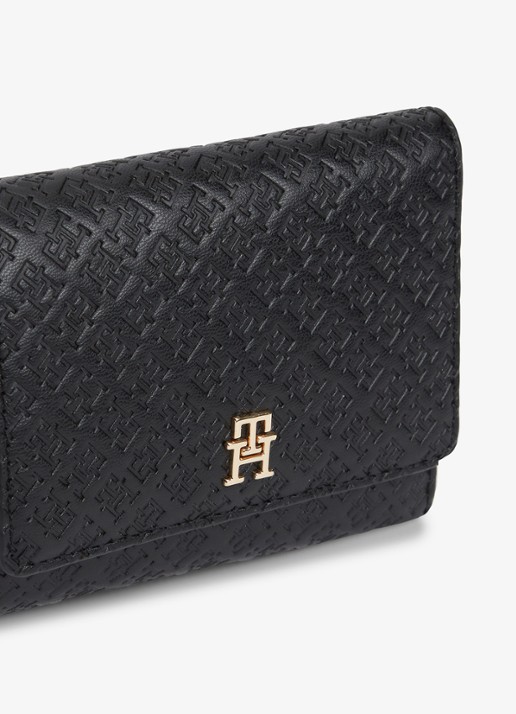 Tommy Hilfiger Portemonnee met logoprint - detail 3 zwart