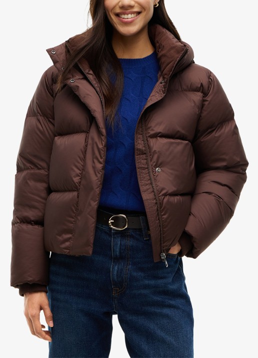 Tommy Hilfiger Puffer jas met donsvulling en capuchon