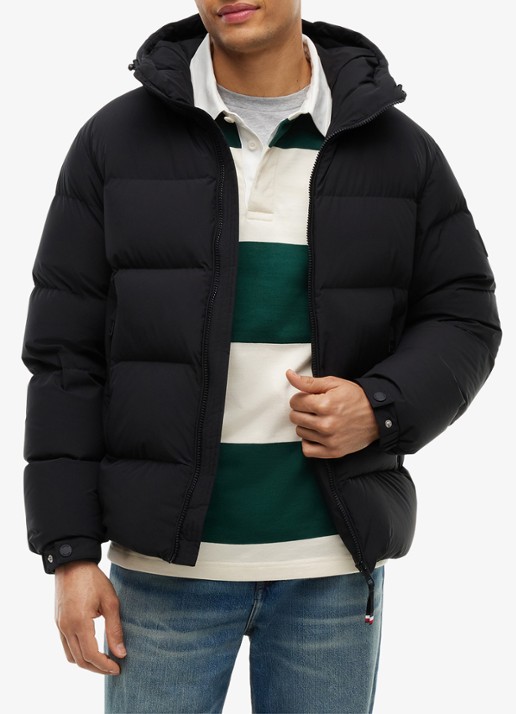 Tommy Hilfiger Puffer jas met donsvulling en capuchon