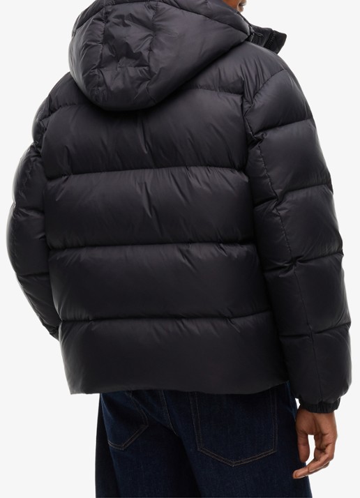 Tommy Hilfiger Puffer jas met donsvulling - achterkant zwart