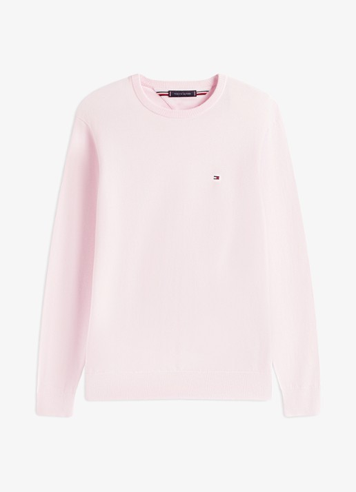 Tommy Hilfiger Pullover met logo - voorkant 4 pink lily-tpb