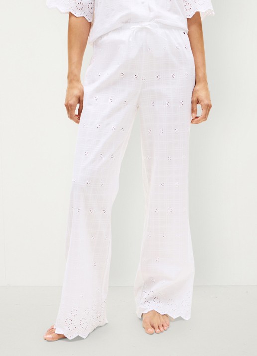 Tommy Hilfiger Pyjamabroek met broderie