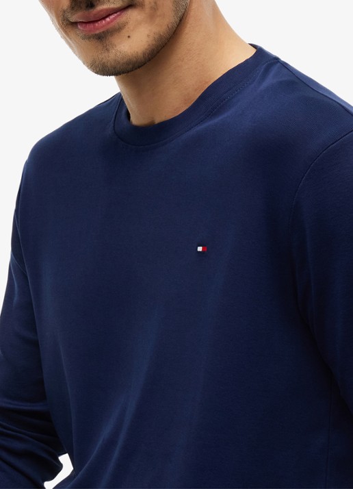Tommy Hilfiger Pyjamaset met logo 2-delig - detail 4 donkerblauw