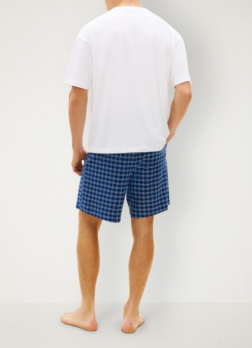 Tommy Hilfiger Pyjamaset met logo - achterkant 3 multicolor