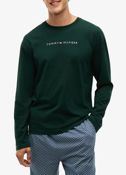 Tommy Hilfiger Pyjamashirt met logoprint