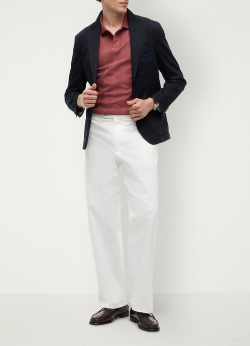 Tommy Hilfiger Regular fit colbert met steekzakken - detail 7 donkerblauw