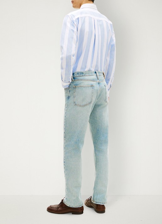 Tommy Hilfiger Regular fit jeans van katoen - achterkant jeans
