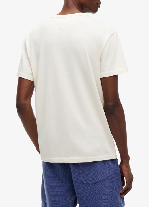 Tommy Hilfiger Regular fit overhemd in linnenblend - achterkant 5 classic beige-aci / beige