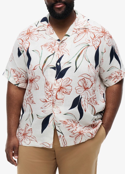 Tommy Hilfiger Regular fit overhemd met bloemenprint