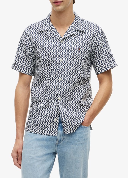 Tommy Hilfiger Regular fit overhemd met grafische print
