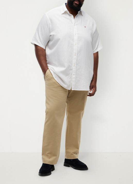 Tommy Hilfiger Regular fit overhemd met logo - voorkant 4 wit