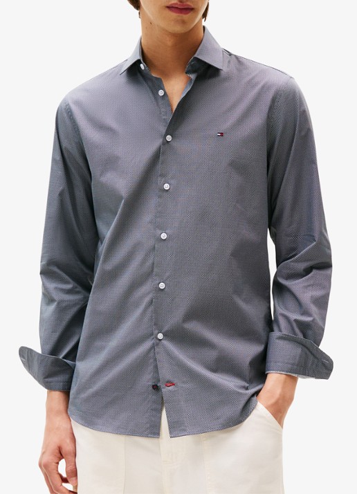 Tommy Hilfiger Regular fit overhemd met logoborduring