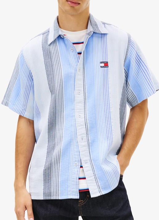 Tommy Hilfiger Regular fit overhemd met streepprint