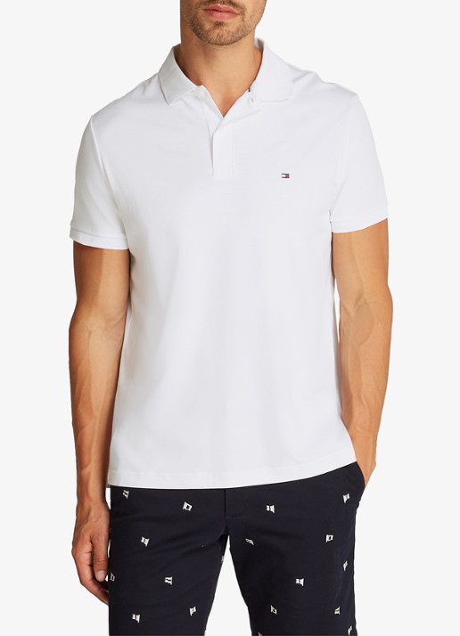 Tommy Hilfiger Regular fit polo met logoborduring