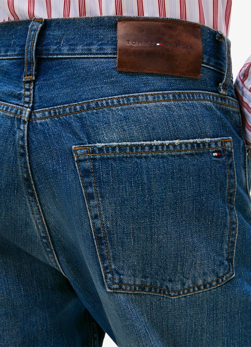 Tommy Hilfiger Relaxed fit jeans met steekzakken - detail 4 indigo