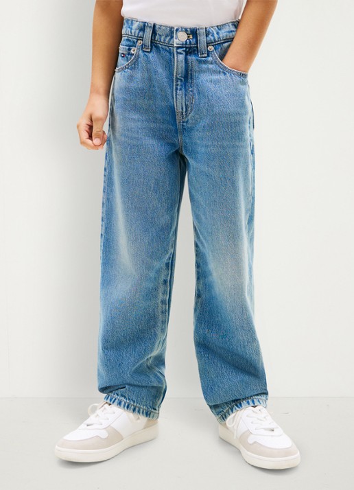 Tommy Hilfiger Relaxed fit jeans met steekzakken - detail blauw