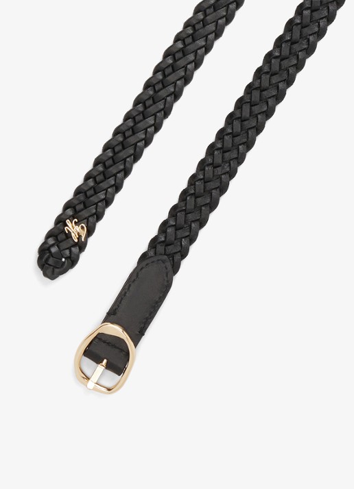 Tommy Hilfiger Riem met gevlochten detail - detail 3 zwart