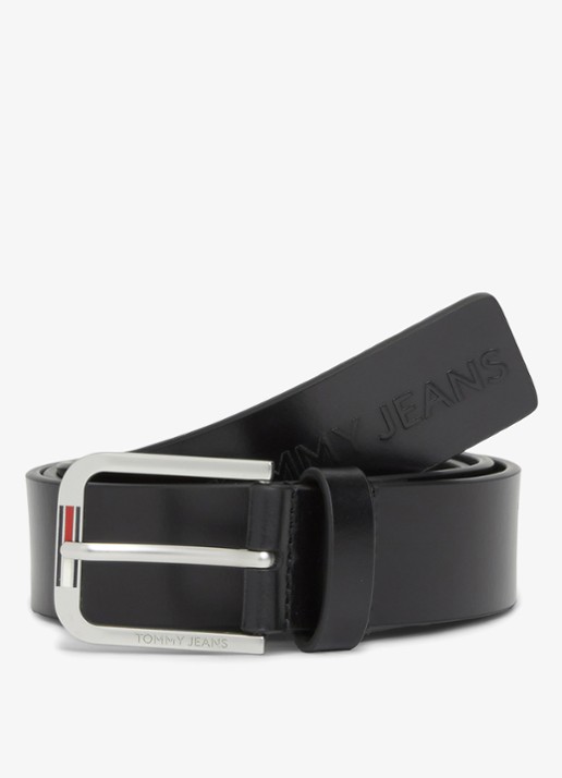 Tommy Hilfiger Riem met logo - detail diepzwart