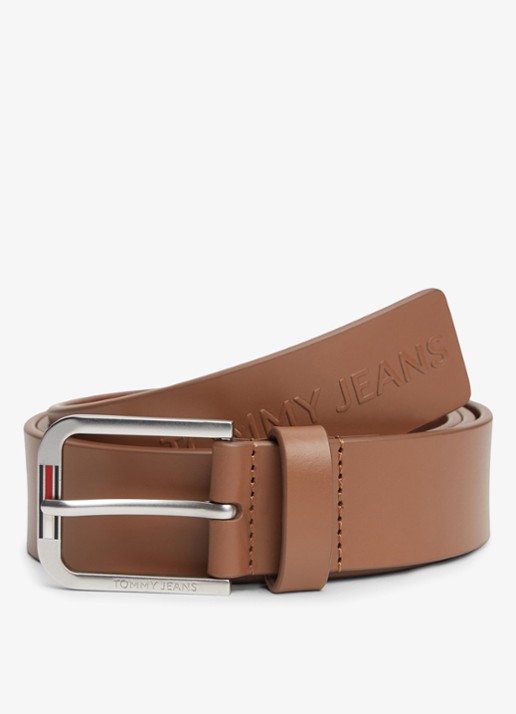 Tommy Hilfiger Riem met logo - detail 3 cognac