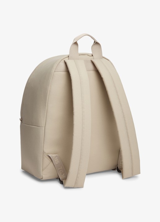 Tommy Hilfiger Rugzak met logo - detail grijs