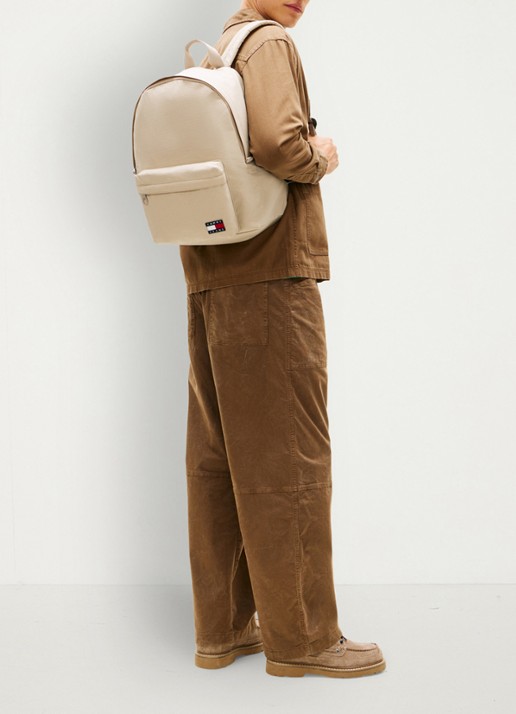 Tommy Hilfiger Rugzak met logo - voorkant 5 grijs