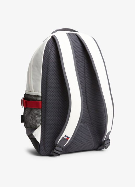 Tommy Hilfiger Rugzak met logo - achterkant wit