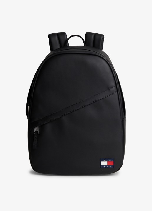 Tommy Hilfiger Rugzak met logo - voorkant 5 diepzwart