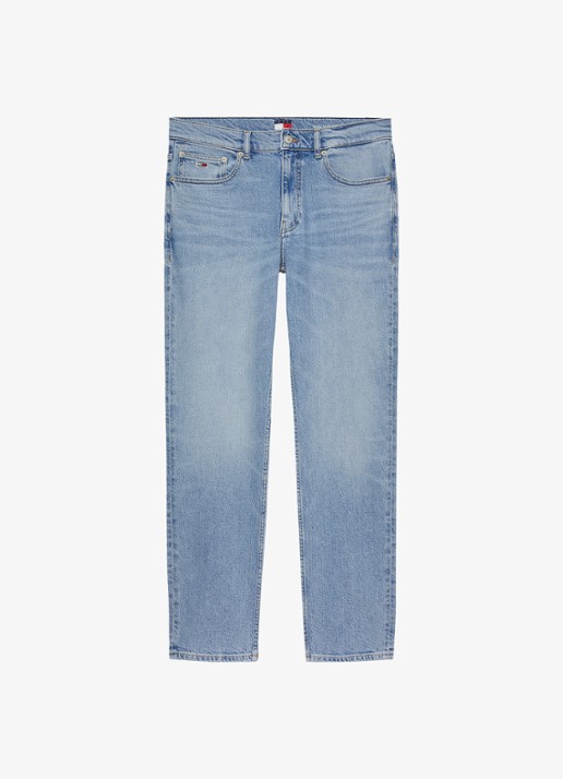 Tommy Hilfiger Ryan slim leg jeans met steekzakken - voorkant 5 indigo