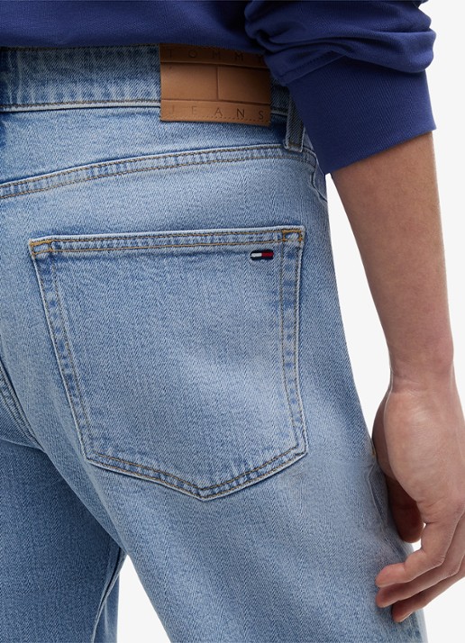Tommy Hilfiger Ryan slim leg jeans met steekzakken - detail 5 denim