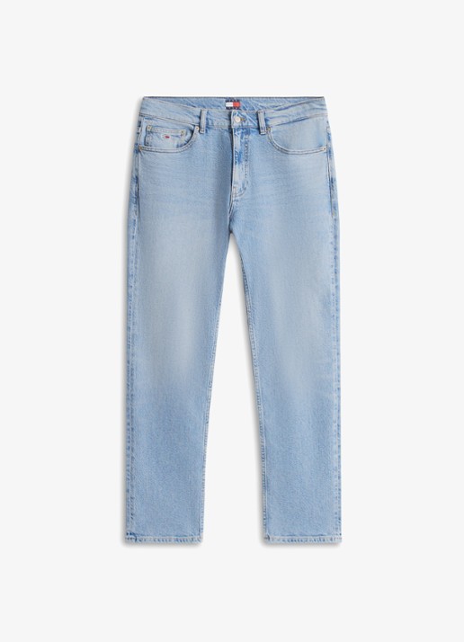 Tommy Hilfiger Ryan slim leg jeans met steekzakken - voorkant denim