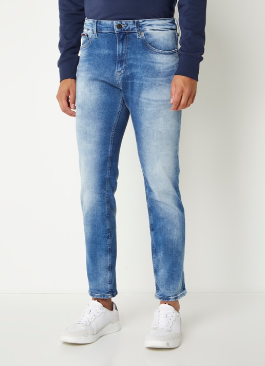 Tommy Hilfiger Scanton slim fit jeans met medium wassing - detail 4 jeans