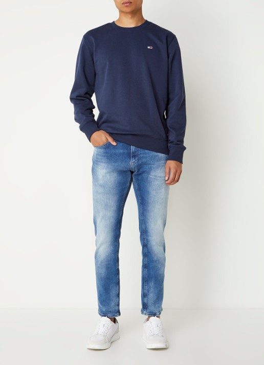Tommy Hilfiger Scanton slim fit jeans met medium wassing - voorkant 2 jeans