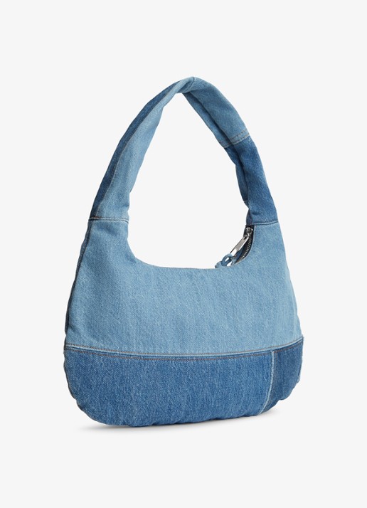 Tommy Hilfiger Schoudertas met logo - achterkant 3 denim
