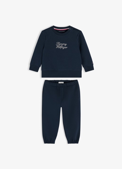 Tommy Hilfiger Set van sweater en joggingbroek met logo 2-delig
