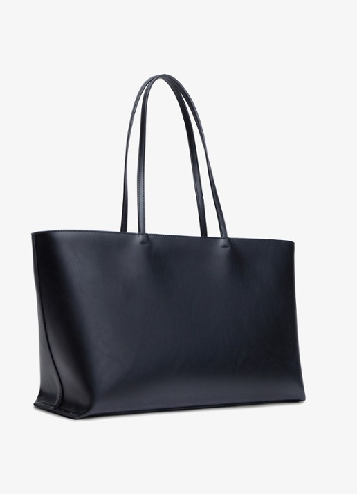 Tommy Hilfiger Shopper met logo - achterkant 5 zwart