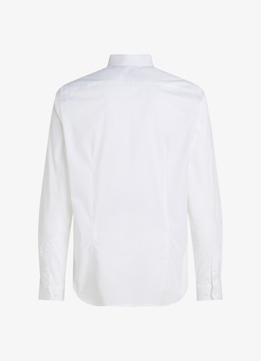 Tommy Hilfiger Slim fit overhemd met logo - achterkant 9 wit