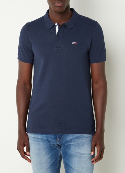 Tommy Hilfiger Slim fit polo van katoen met logo