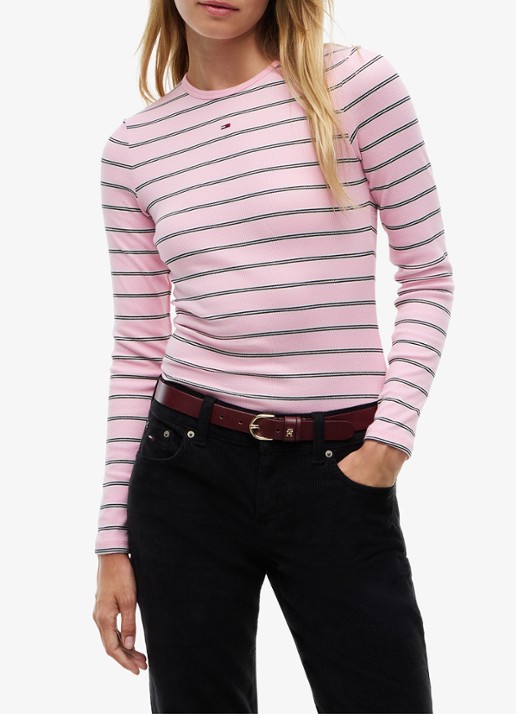 Tommy Hilfiger Slim Ribbed Long Sleeve T-Shirt