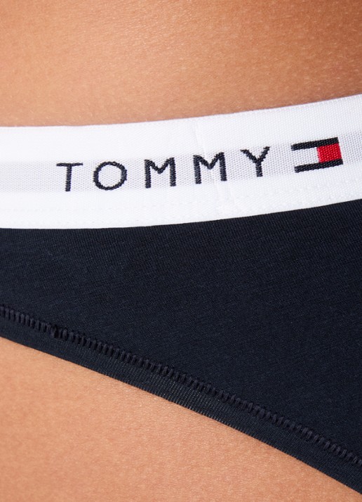 Tommy Hilfiger Slip met logoband - detail 3 donkerblauw