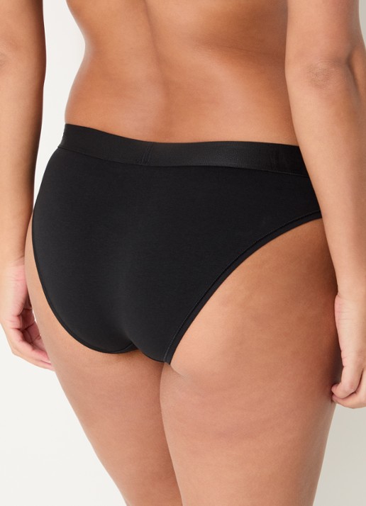 Tommy Hilfiger Slip met logoband  - achterkant 2 zwart