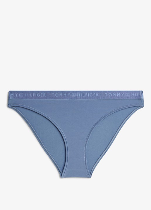 Tommy Hilfiger Slip met logoband - voorkant 4 blauw