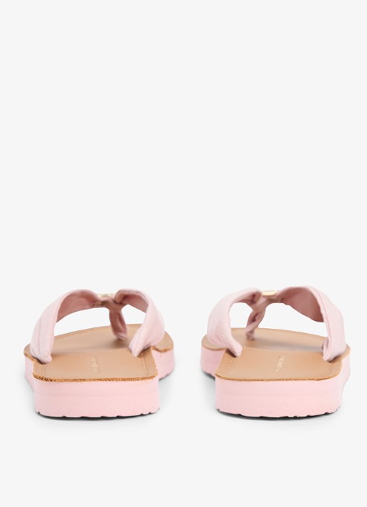 Tommy Hilfiger Slipper met logo - achterkant 3 rood